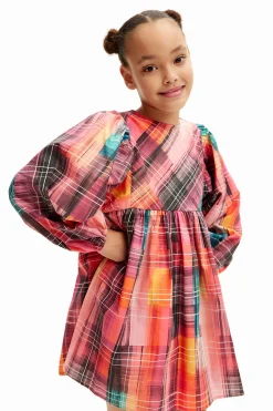 Vestido camisero cuadros