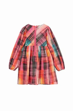 Vestido camisero cuadros