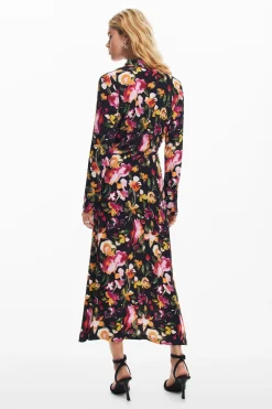 Vestido camisero flores