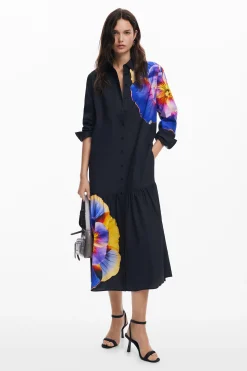 Vestido camisero flores M. Christian Lacroix
