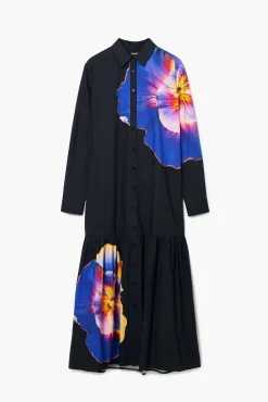 Vestido camisero flores M. Christian Lacroix