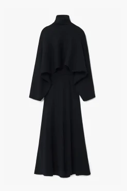 Vestido combinado liso