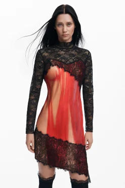 Vestido combinado María Escoté