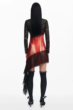 Vestido combinado María Escoté