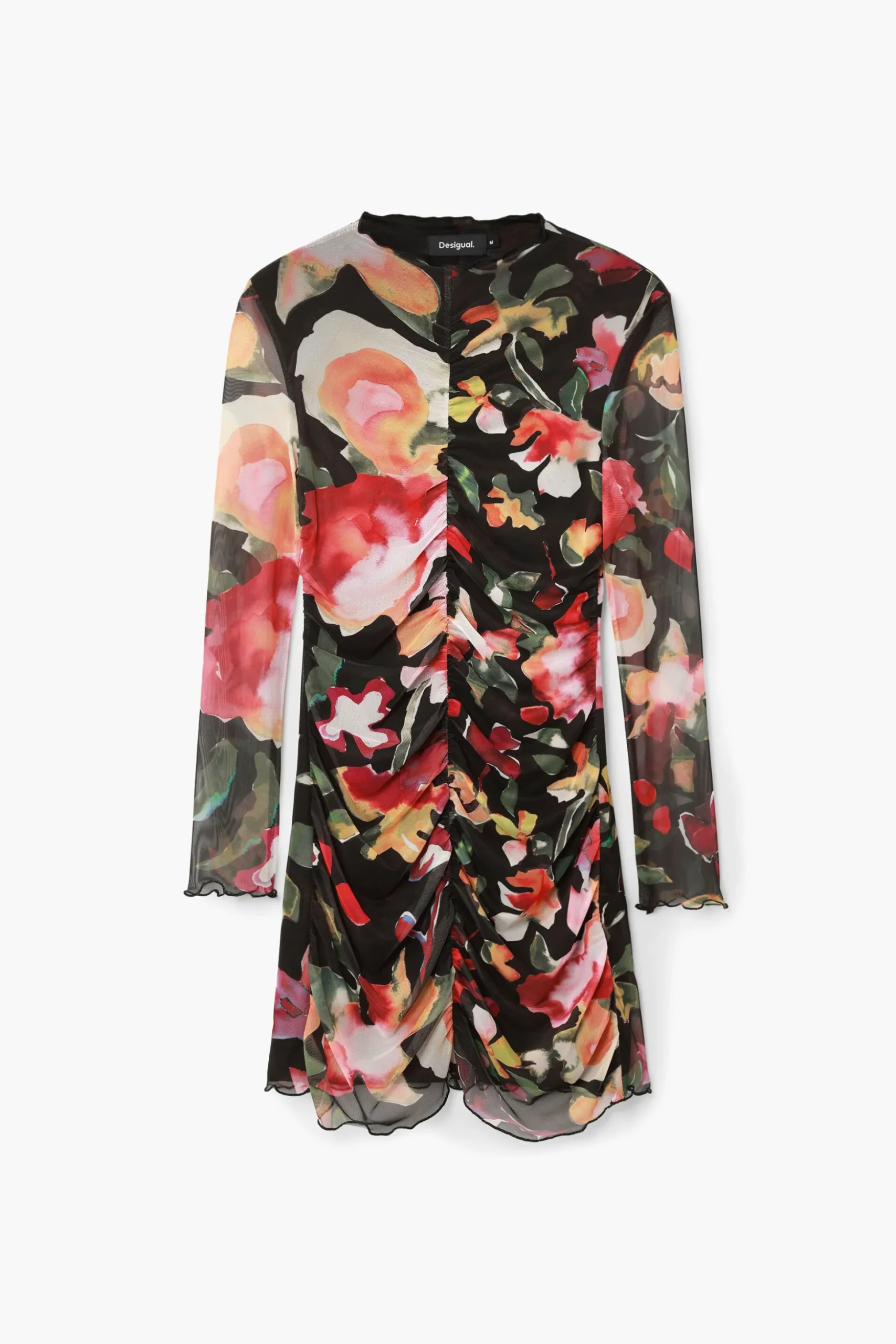 Vestido corto flores