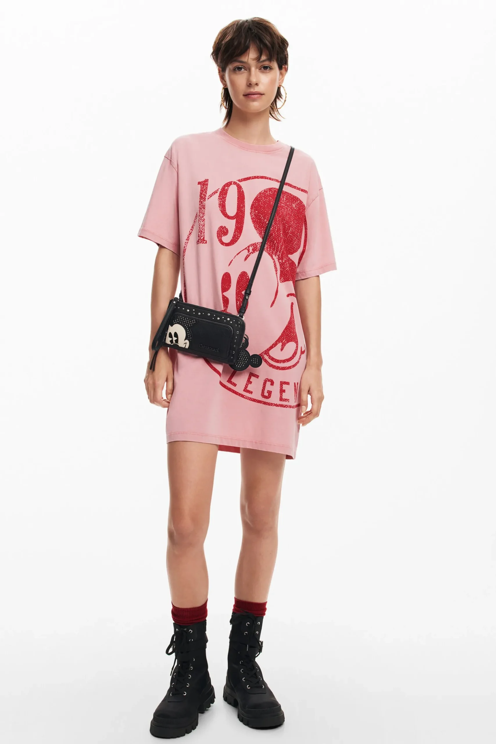 Vestido corto Mickey Mouse