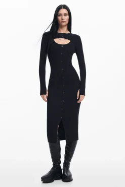 Vestido cutout Maitrepierre