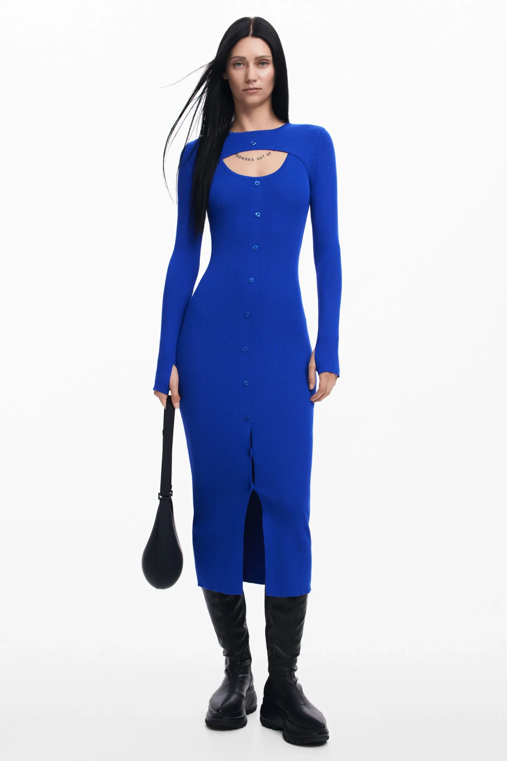 Vestido cutout Maitrepierre