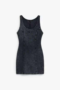 Vestido denim efecto lavado