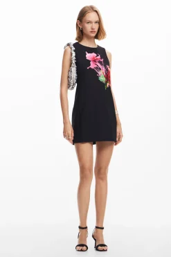 Vestido estampado flor