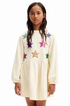 Vestido estrellas sudadera