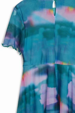 Vestido falda plisada