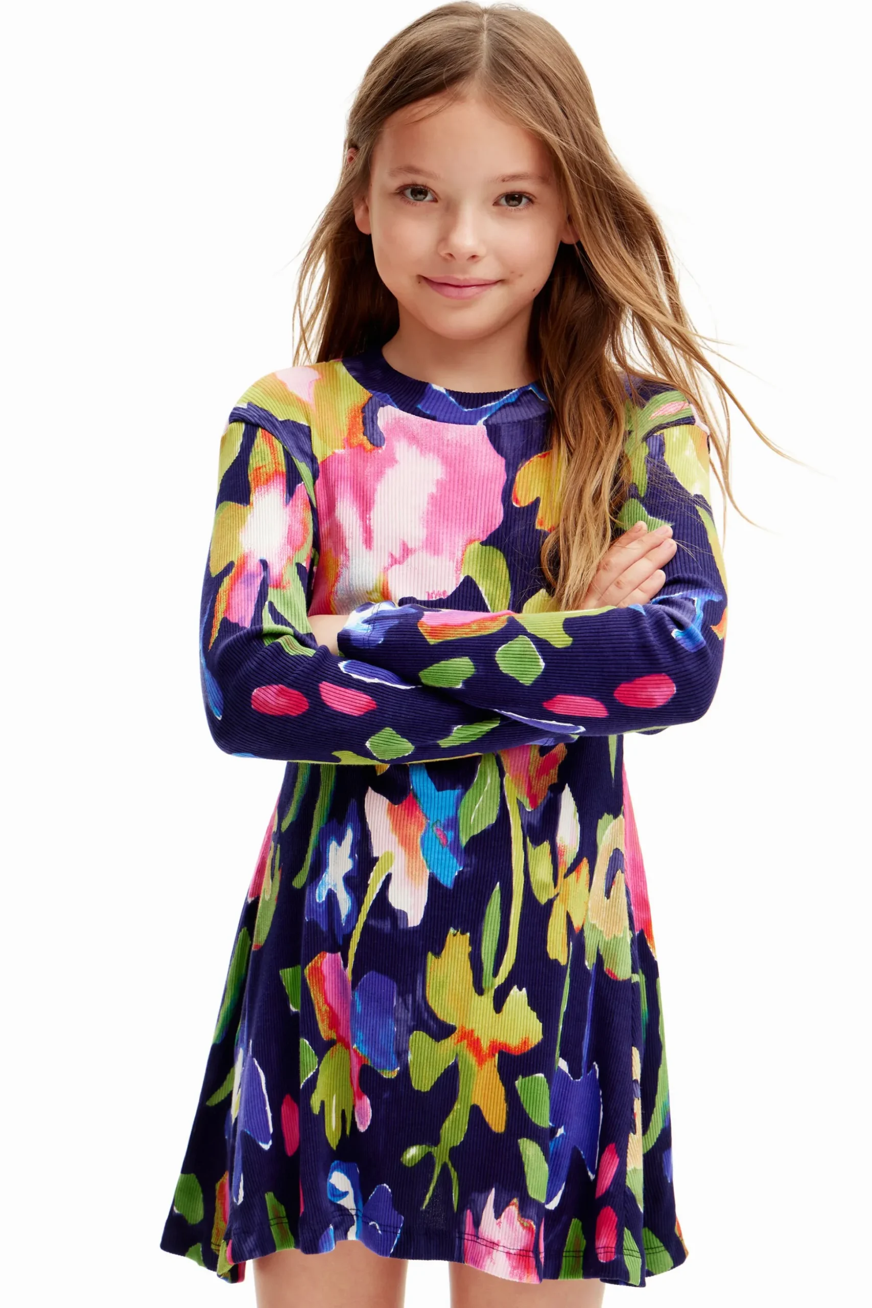 Vestido flores perkins