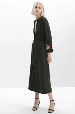 Vestido largo camisa