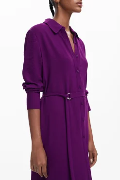 Vestido largo camisero