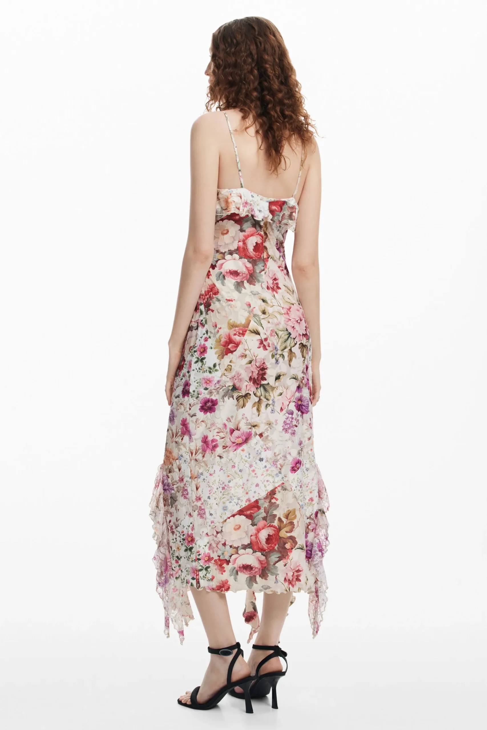 Vestido largo flores