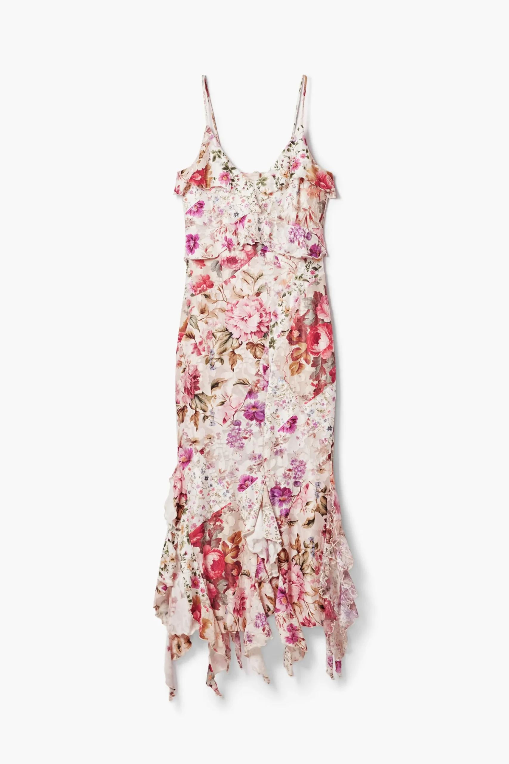 Vestido largo flores