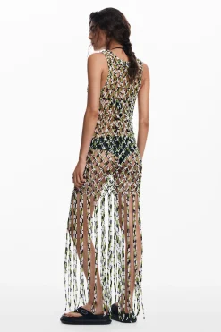 Vestido malla efecto red