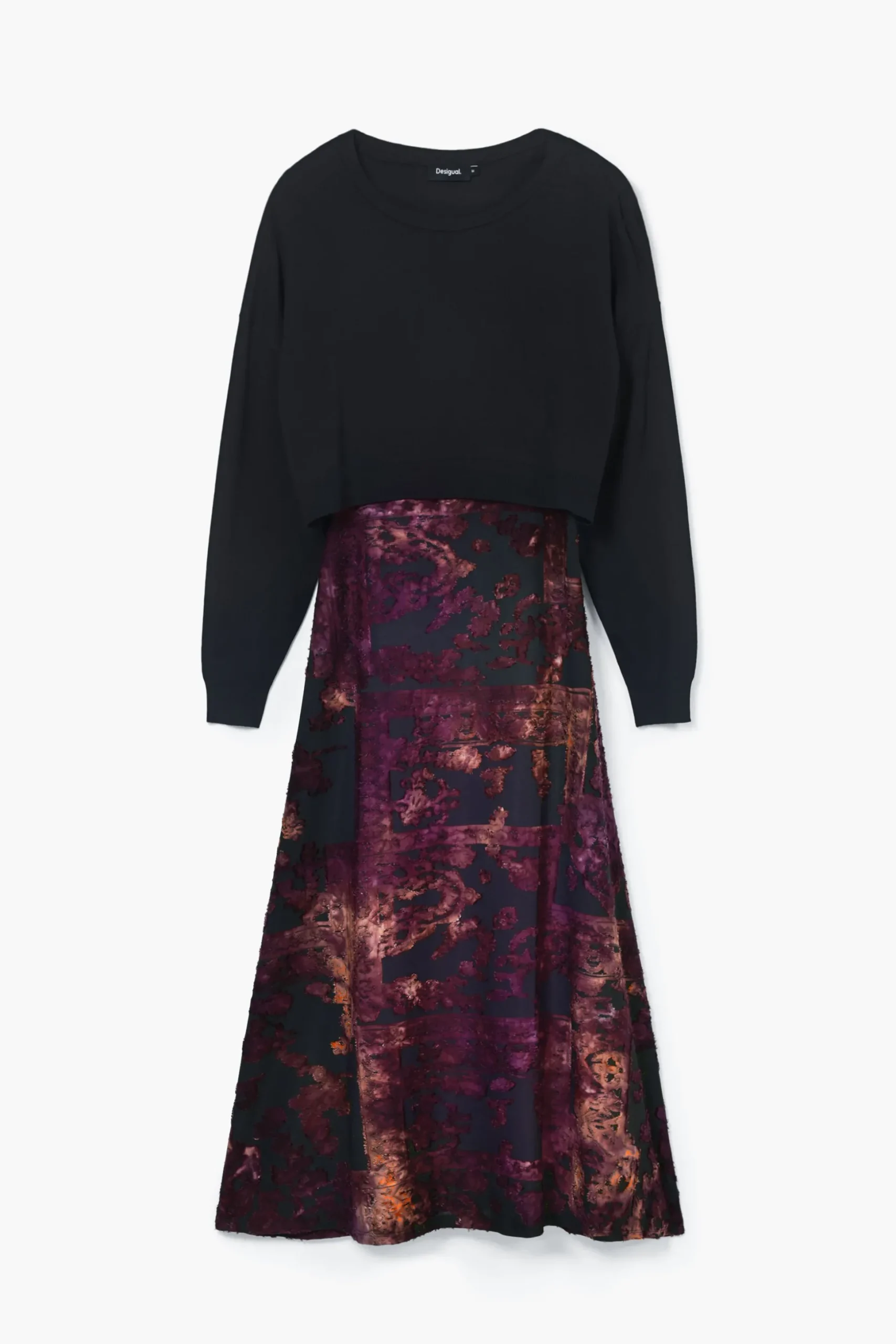 Vestido midi 2 en 1