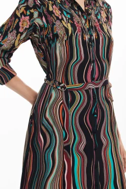 Vestido midi camisero