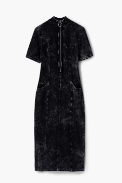 Vestido midi denim