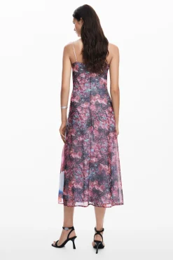 Vestido midi estampado M. Christian Lacroix
