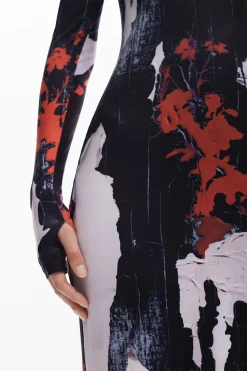 Vestido midi estampado Maitrepierre
