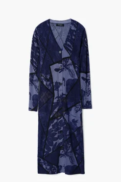 Vestido midi flores