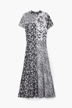 Vestido midi flores