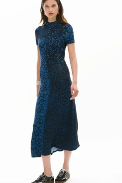 Vestido midi flores