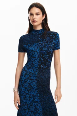 Vestido midi flores