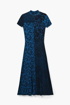 Vestido midi flores