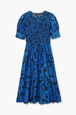 Vestido midi flores