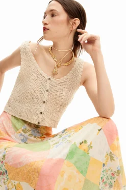 Vestido midi híbrido
