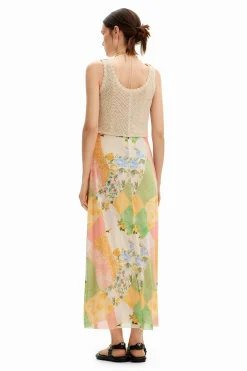 Vestido midi híbrido