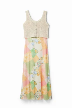 Vestido midi híbrido