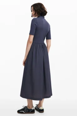 Vestido midi híbrido