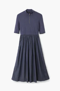 Vestido midi híbrido