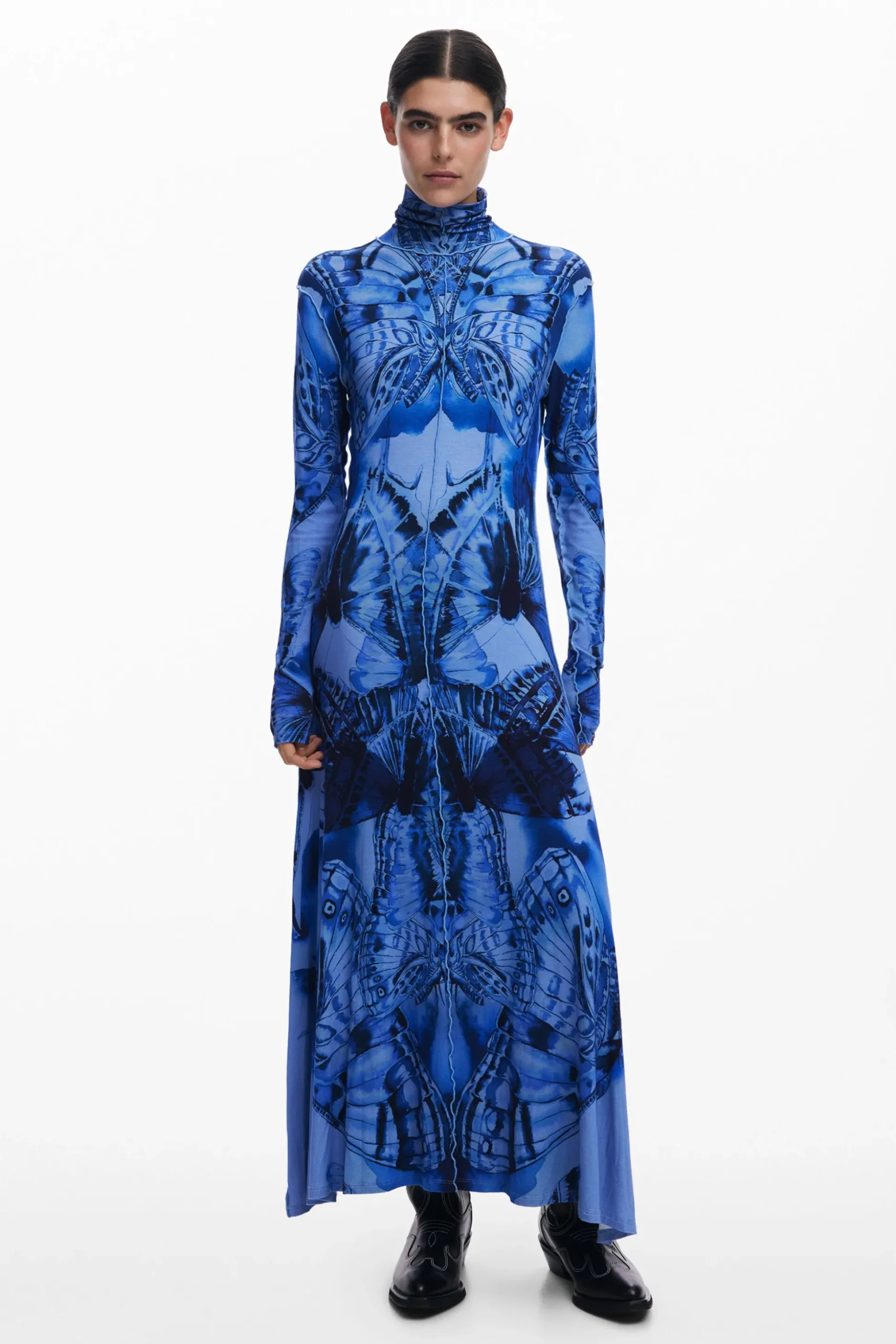 Vestido midi mariposa