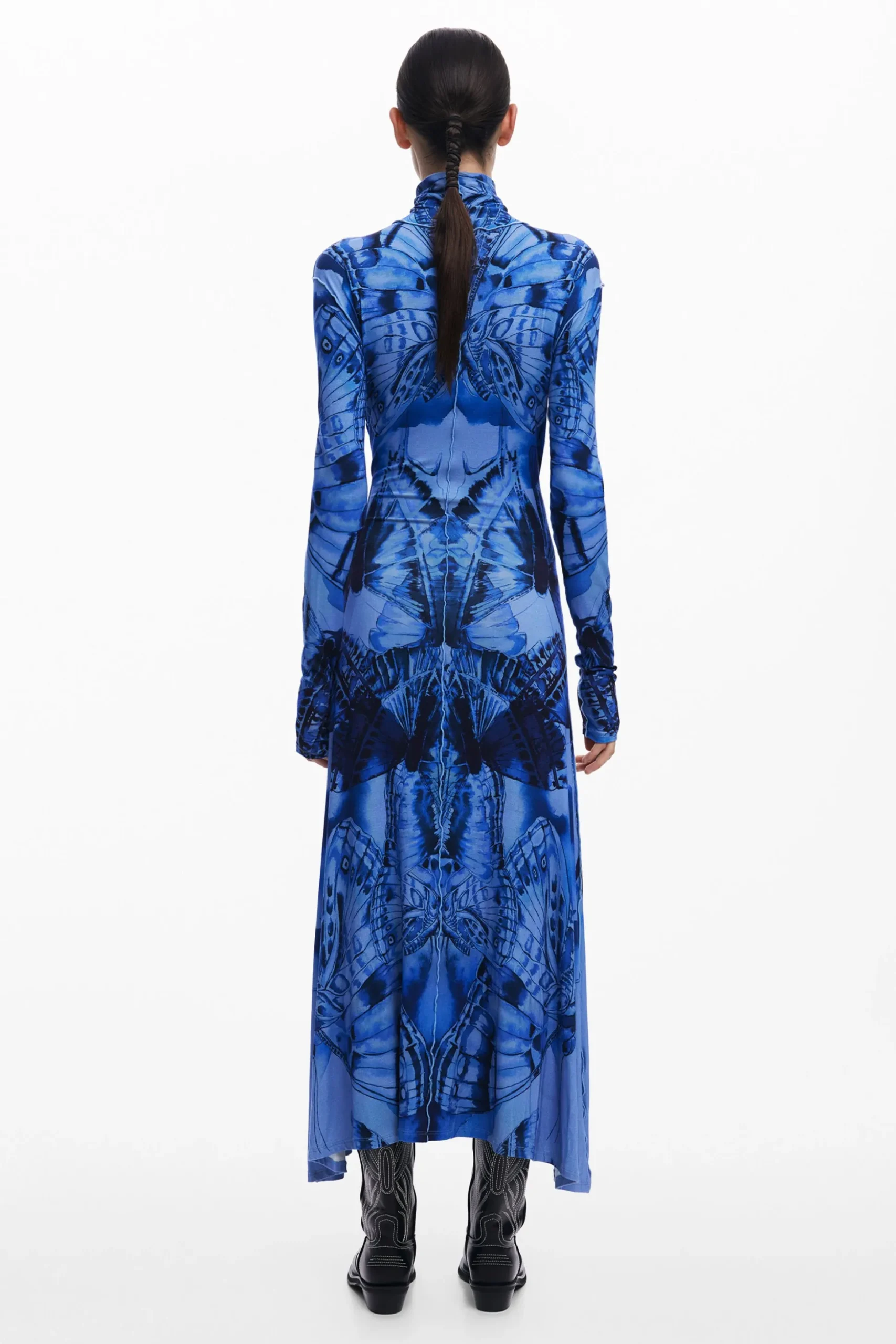 Vestido midi mariposa