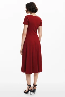 Vestido midi mariposas