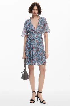Vestido midi motivos florales