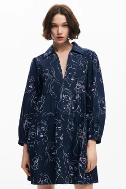 Vestido mini caras