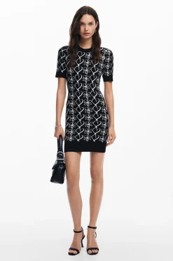 Vestido mini estampado M. Christian Lacroix