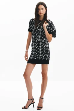 Vestido mini estampado M. Christian Lacroix