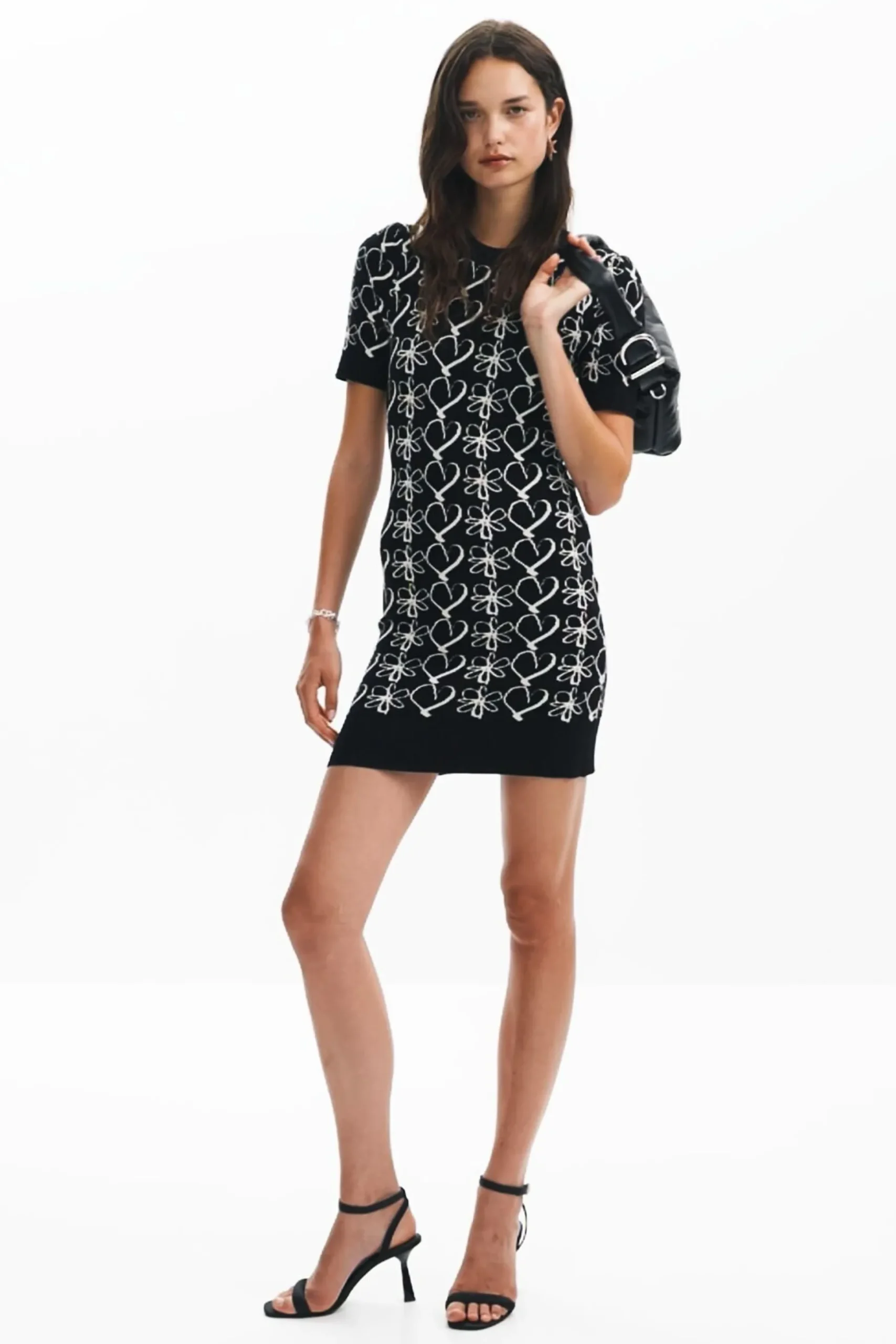Vestido mini estampado M. Christian Lacroix
