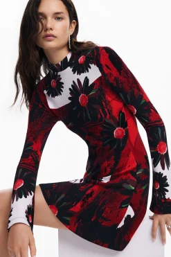 Vestido mini estampado M. Christian Lacroix