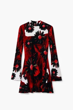 Vestido mini estampado M. Christian Lacroix