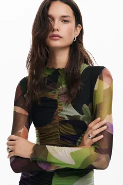 Vestido mini estampado M. Christian Lacroix