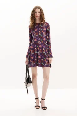 Vestido mini flores M. Christian Lacroix